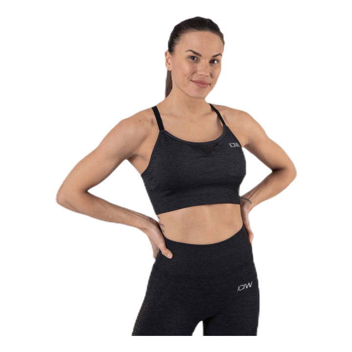 Dynamic Seamless Sports Bra Grey