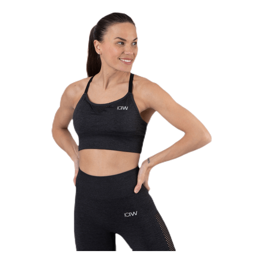 Dynamic Seamless Sports Bra Grey