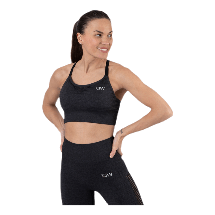 Dynamic Seamless Sports Bra Grey