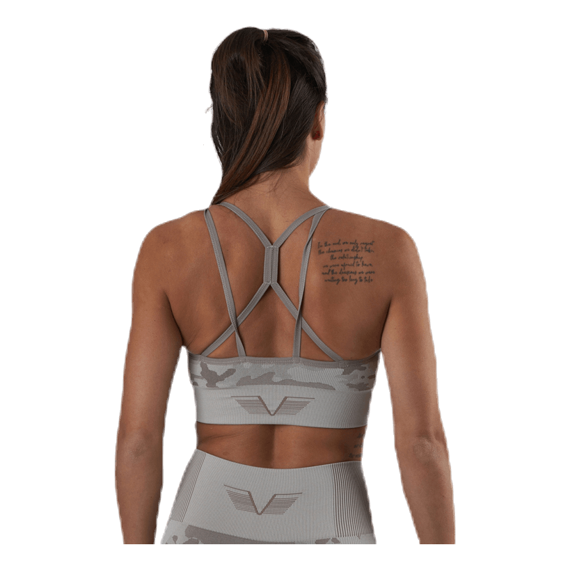 Gavelo Desert Storm Camo Sports Bra Beige Sportamore