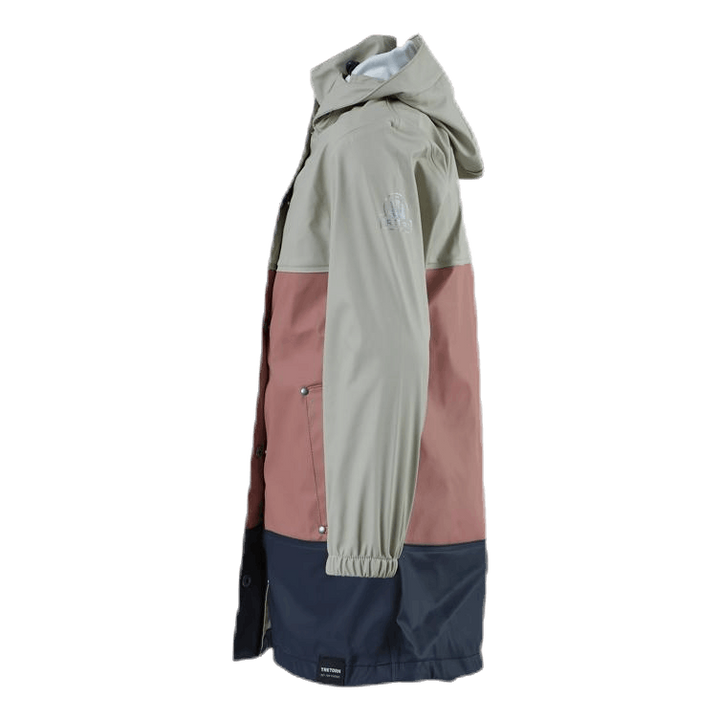 Junior Imber Rain Coat Pink/Blue/Grey