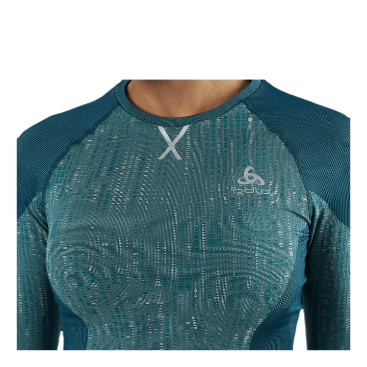 Blackcomb LS Crew Neck Top Green