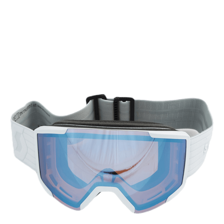 Goggle Shield + Extra Lens Blue/White