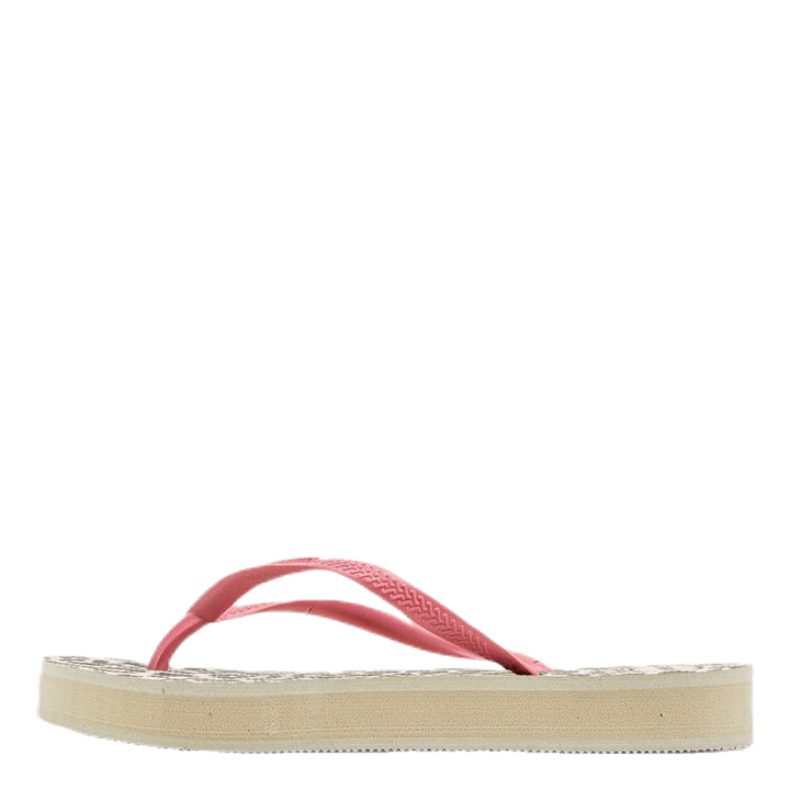 Slim Flatform Animal Beige