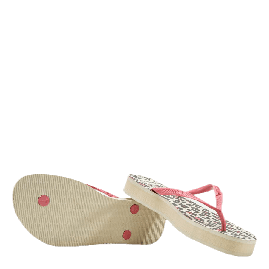 Slim Flatform Animal Beige