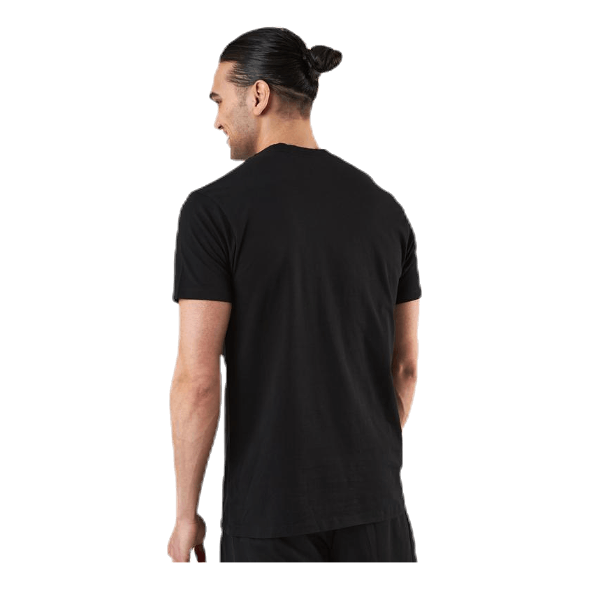 Stacked Logo Tee Black