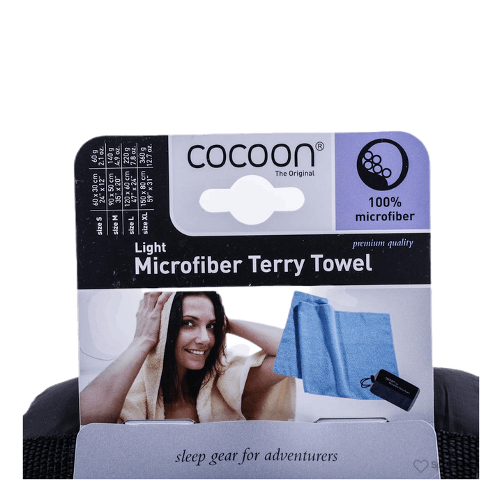 Microfiber Terry Towel Light L Grey