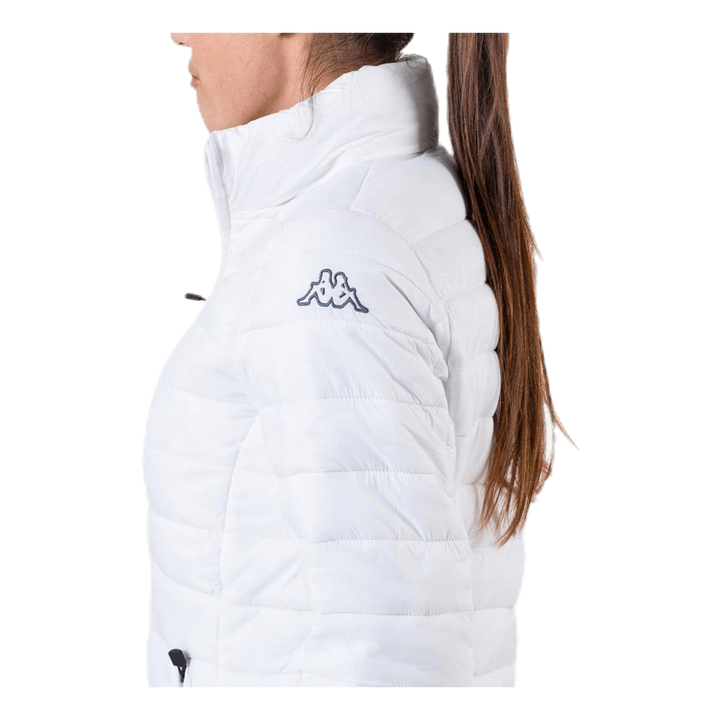 Padded Jacket Long Logo Avera White