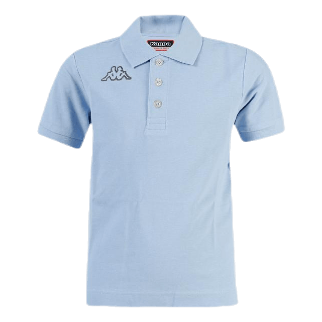 Junior. Polo S/S, Life Blue/Grey