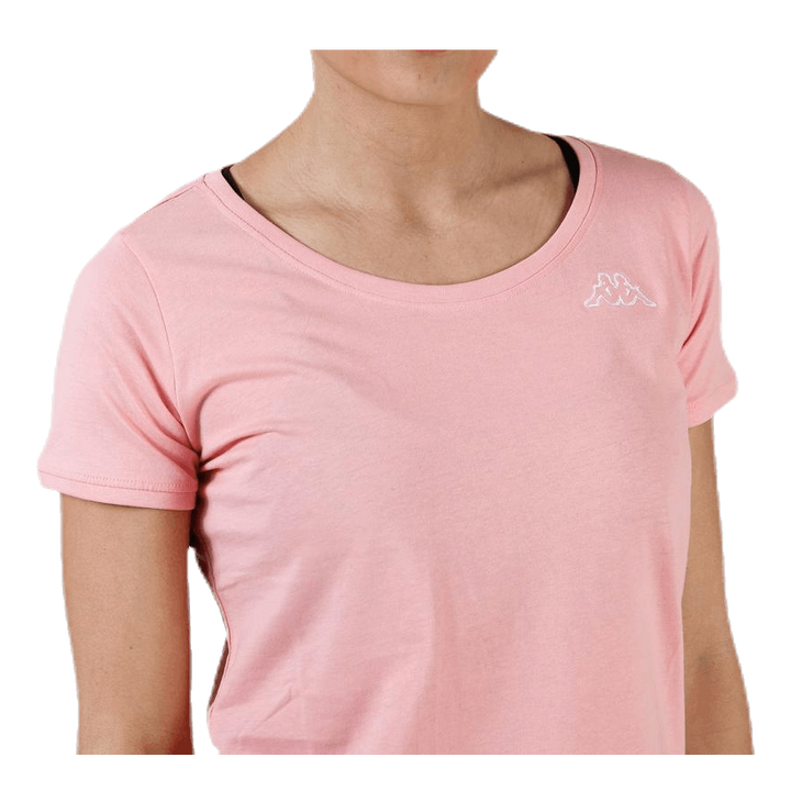 T-Shirt S/S, Logo Momba Pink