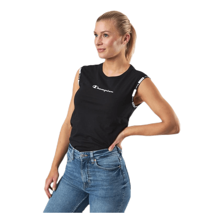 Crewneck Sleeveless T-Shirt Black