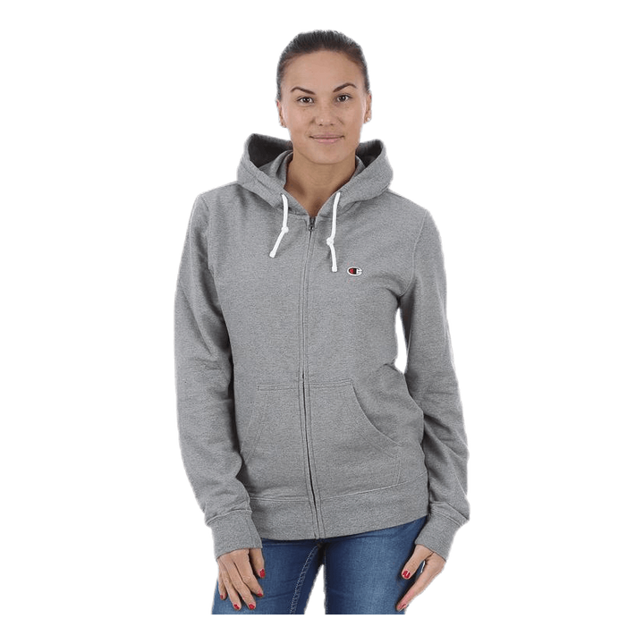 Hooded FullZip Sweatshirt Grey