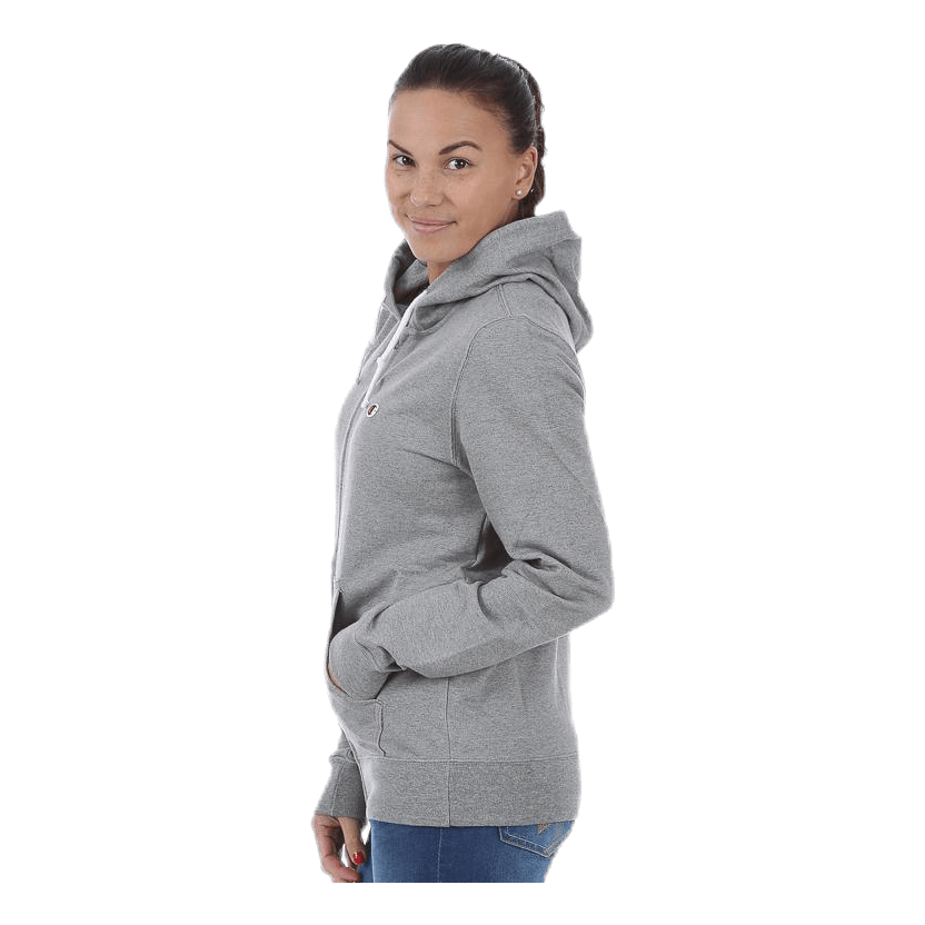 Hooded FullZip Sweatshirt Grey