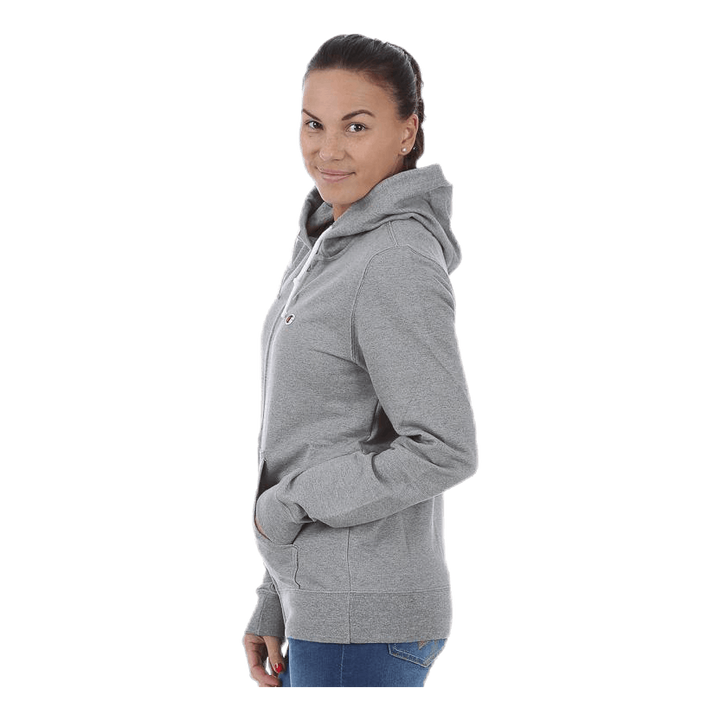 Hooded FullZip Sweatshirt Grey