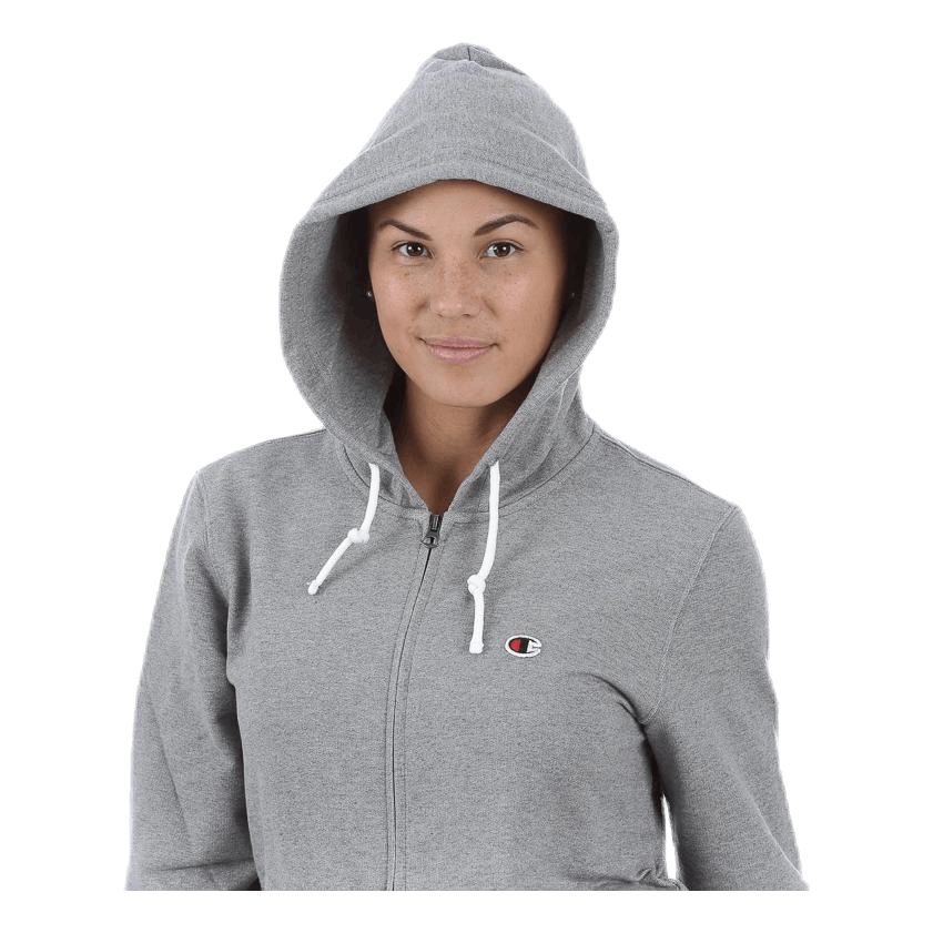 Hooded FullZip Sweatshirt Grey