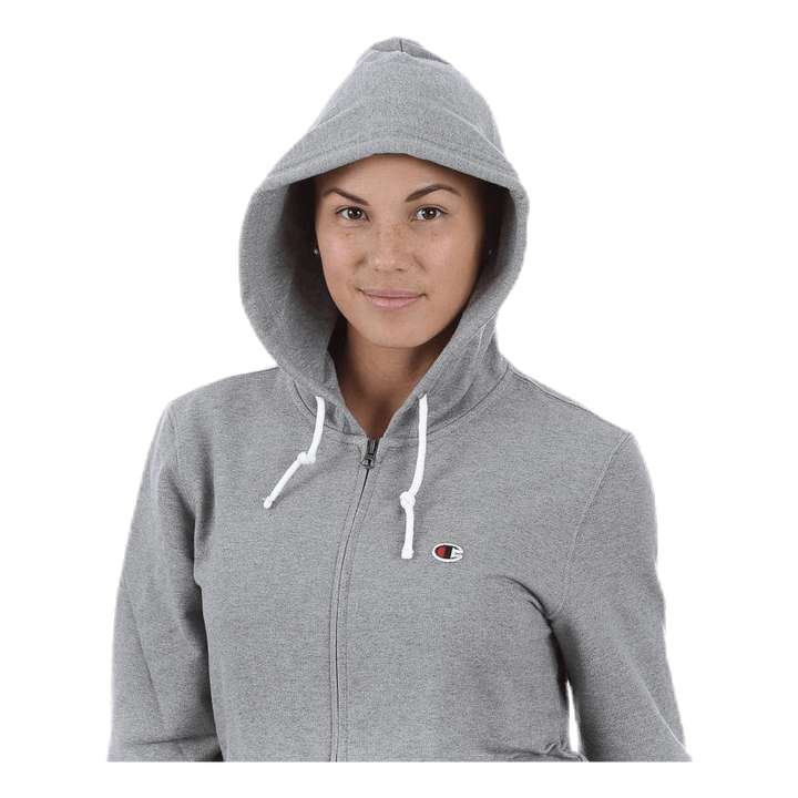 Hooded FullZip Sweatshirt Grey