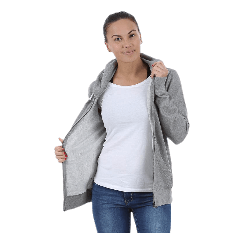 Hooded FullZip Sweatshirt Grey