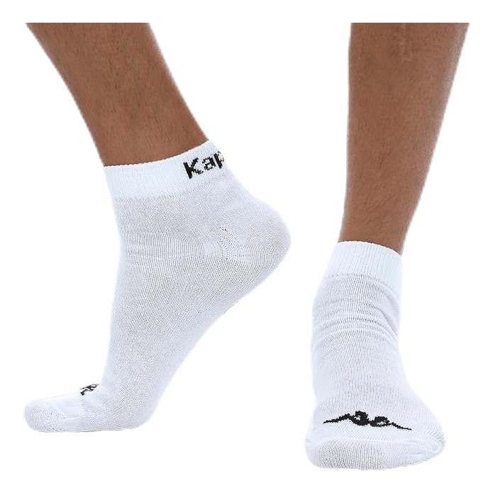 Ben 3-Pack Footies White