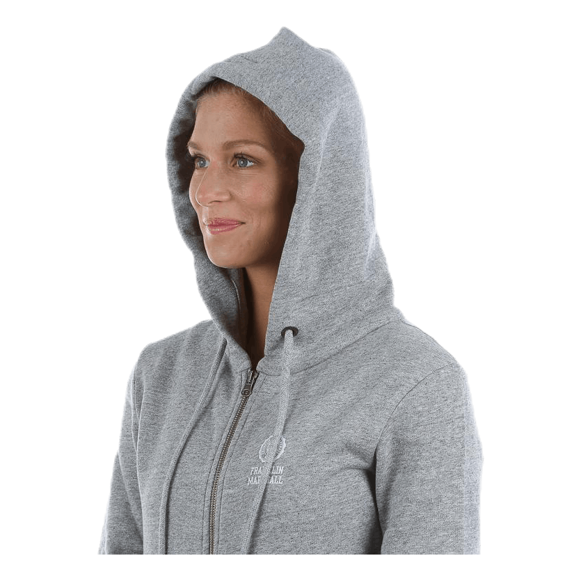 Classic Zip Hood Grey