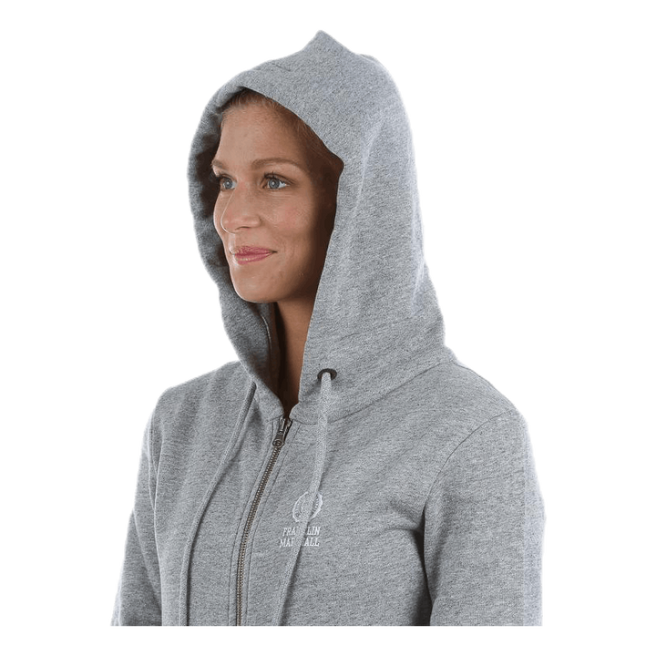 Classic Zip Hood Grey