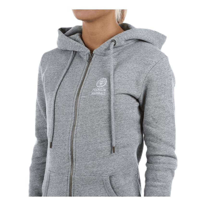 Classic Zip Hood Grey