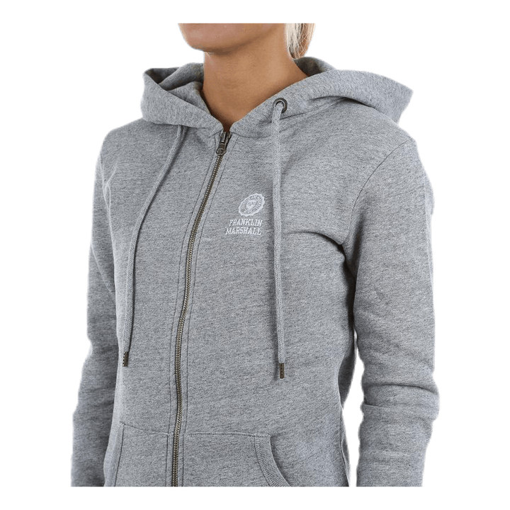 Classic Zip Hood Grey