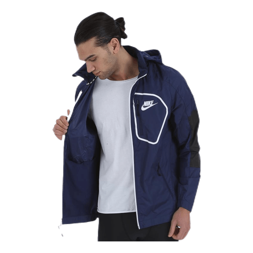 Nike AV15 Woven Jacket Blue Black Sportamore