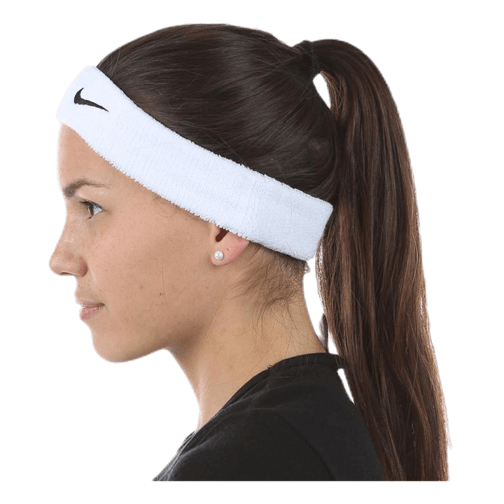 Swoosh Headband White/Black