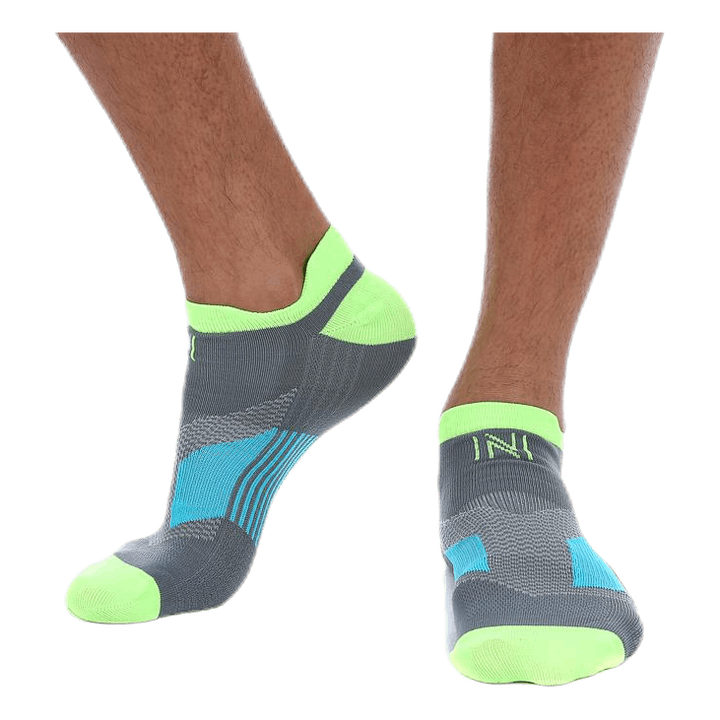 Sebastian Thin Running Sock Low-cut Green/Black