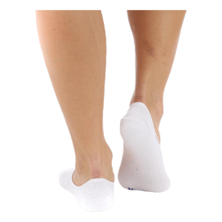 Scarlett 2-pack Invisible Sock Lady White