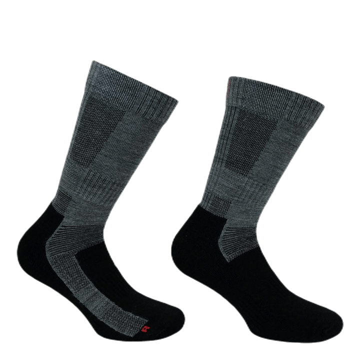 Merino Trekking Socks - Leonardo Grey