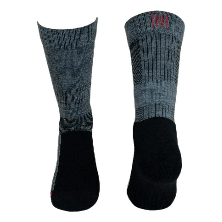 Merino Trekking Socks - Leonardo Grey