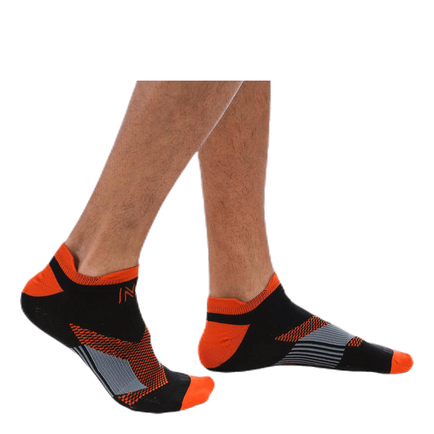 Sebastian Thin Running Sock Low-cut Orange/Black