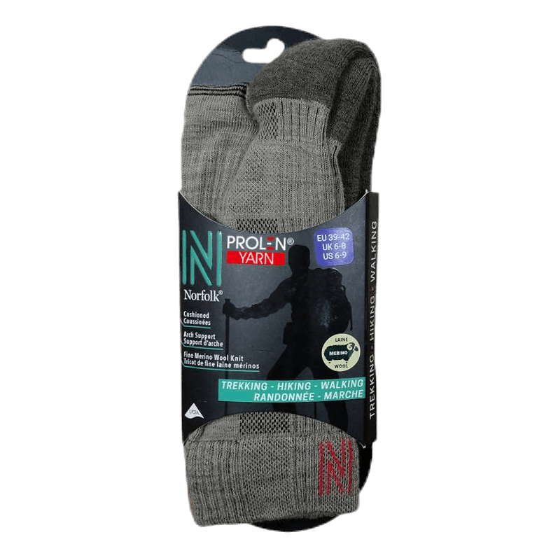 Merino Trekking Socks - Leonardo Brown