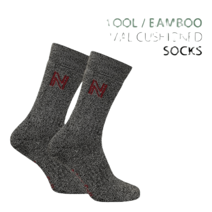 Gabby Walking Sock Bambu Merinowool Black