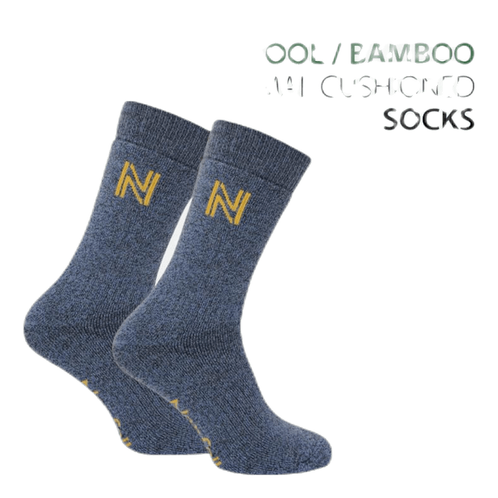 Gabby Walking Sock Bambu Merinowool Blue