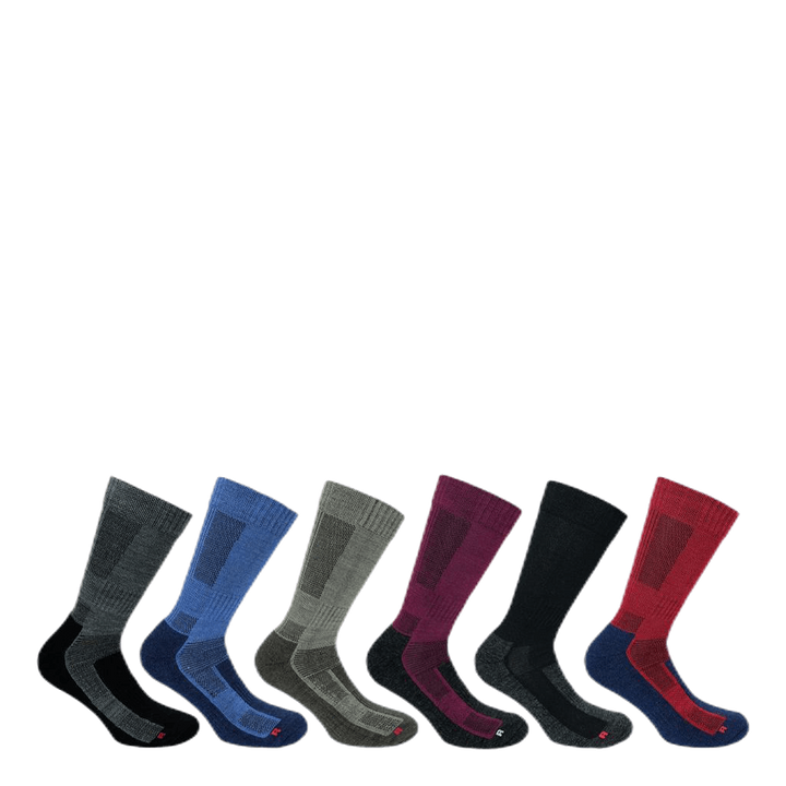 Merino Trekking Socks - Leonardo Black