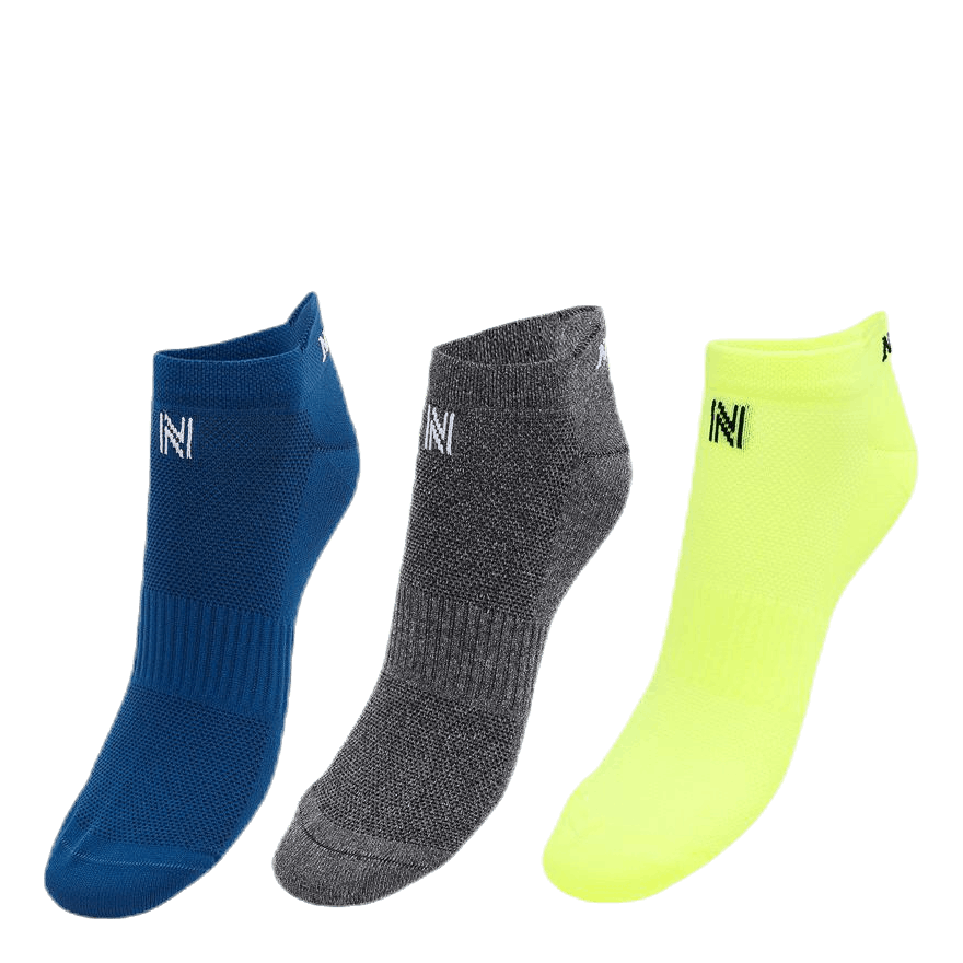 Izzy 3-Pack Running Socks Patterned