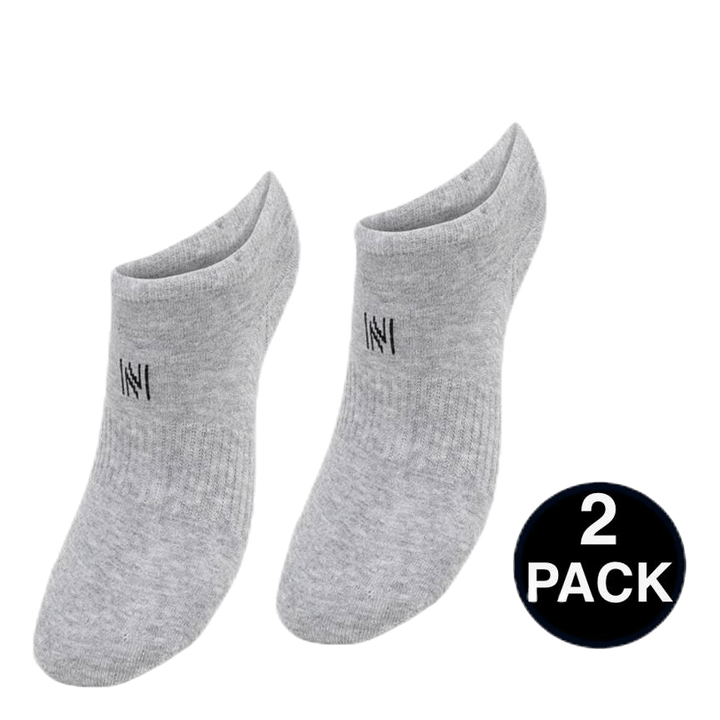 No Show Socks - Leo 2-Pack Grey