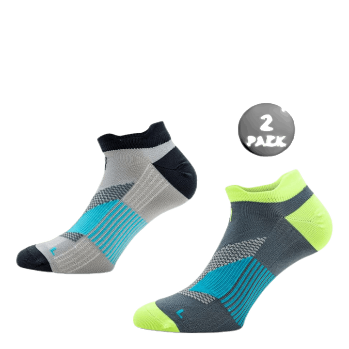 2-Pack Running Socks - Thomas Grey