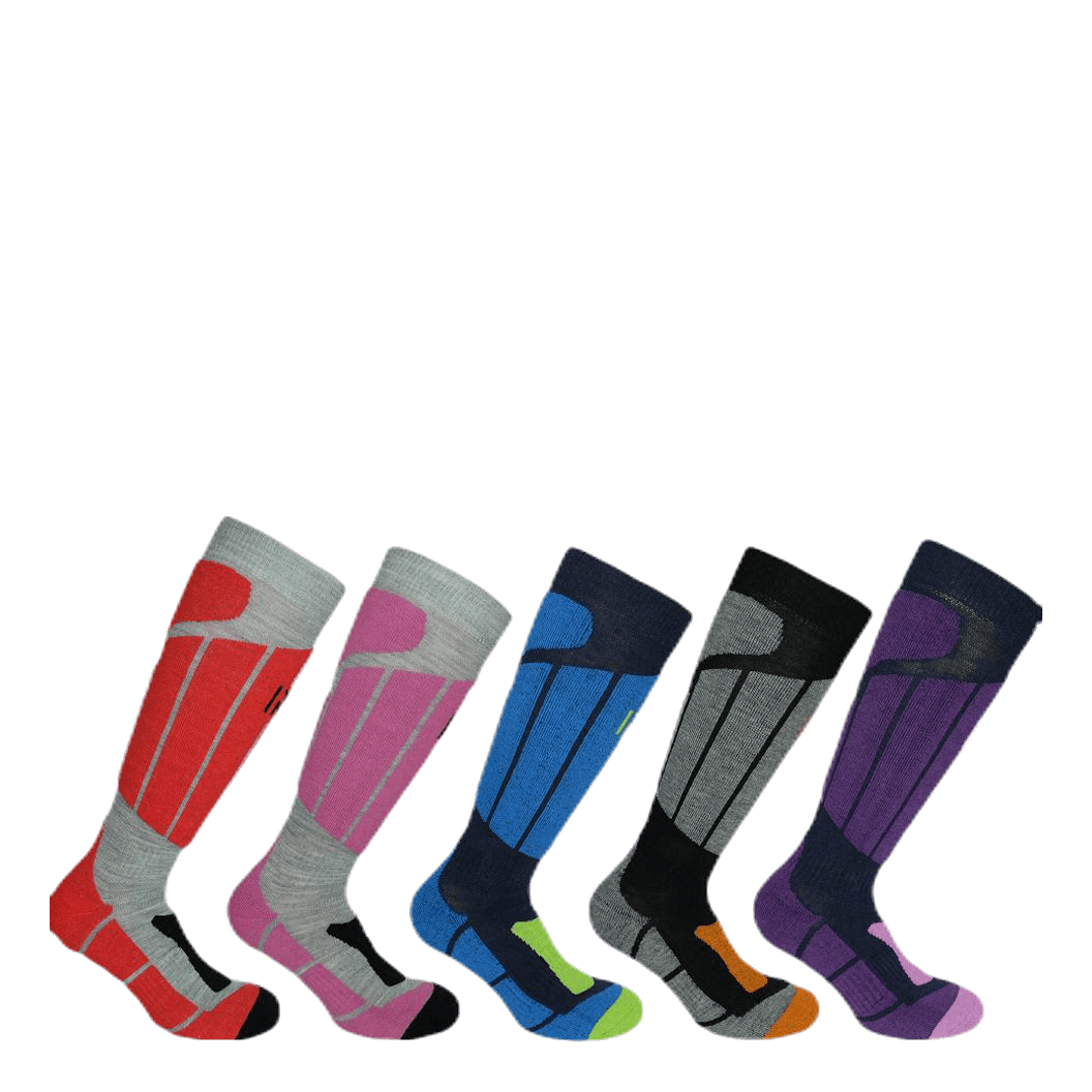 Aspen - Ski and Snowboarding Socks w Merino Wool and CLIMAYARN Black