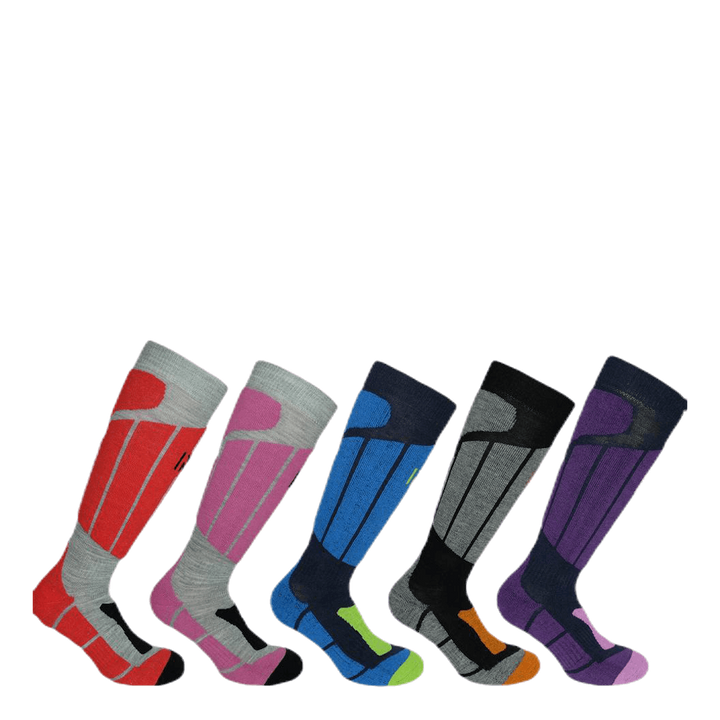 Aspen - Ski and Snowboarding Socks w Merino Wool and CLIMAYARN Black