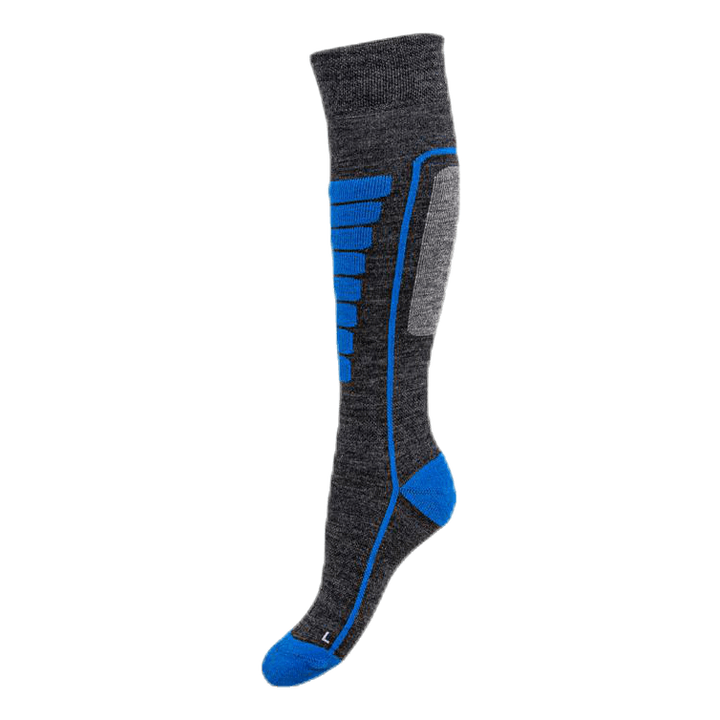 Courchevel - Ski and Snowboarding Socks w Merino Wool Grey