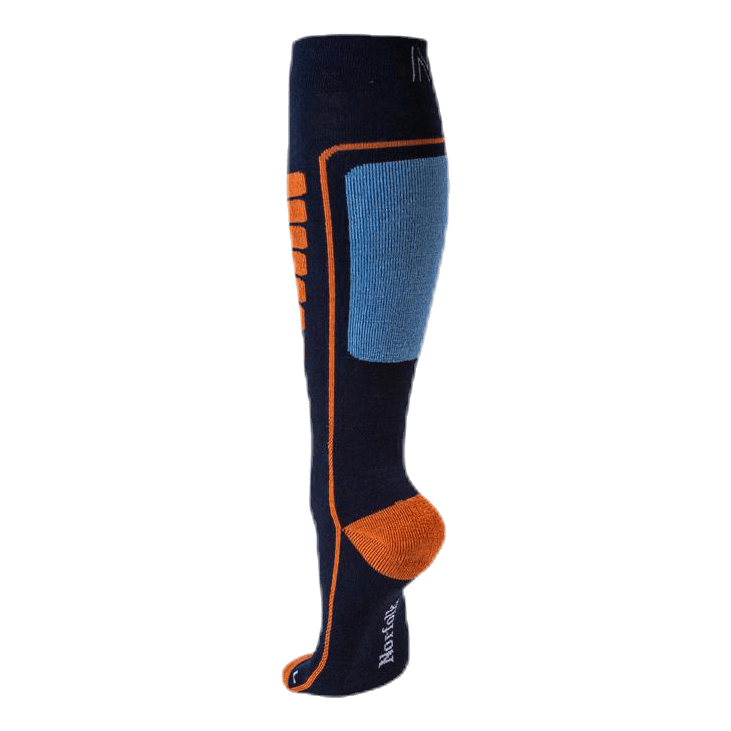 Courchevel - Ski and Snowboarding Socks w Merino Wool Blue