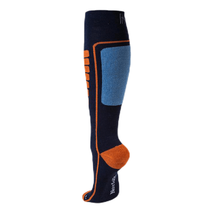 Courchevel - Ski and Snowboarding Socks w Merino Wool Blue