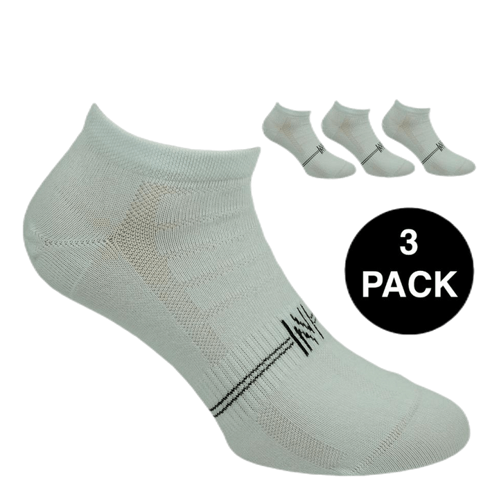 Fresh- 3-Pack Cotton Low Cut Training Socks White