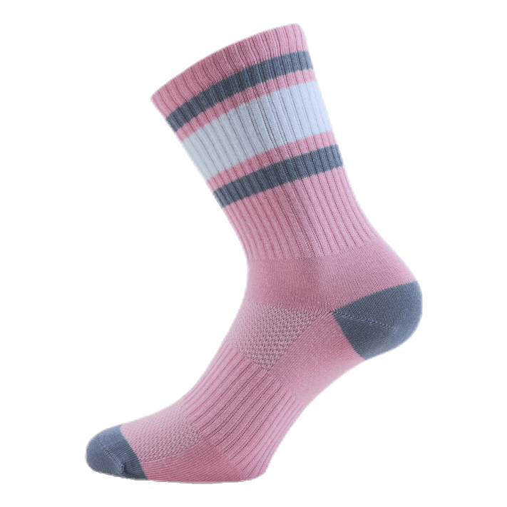 Retro 2-pack Sport Socks Pink/White