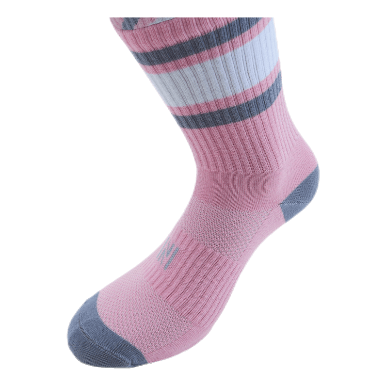 Retro 2-pack Sport Socks Pink/White