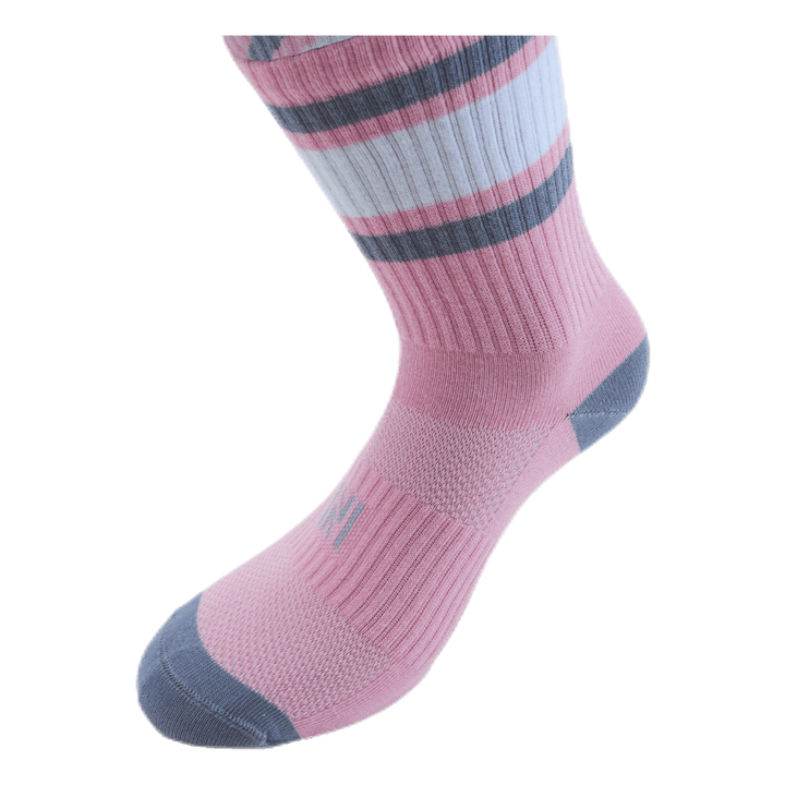 Retro 2-pack Sport Socks Pink/White