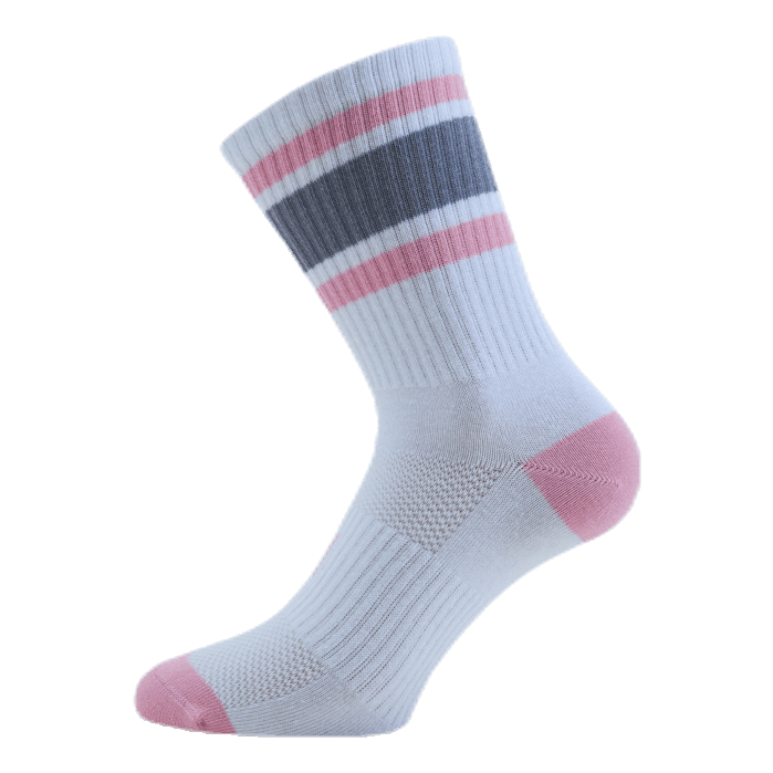 Retro 2-pack Sport Socks Pink/White